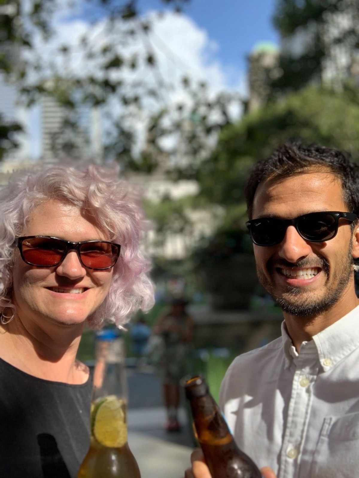 Emma Banks with ramarketing founder Raman Sehgal